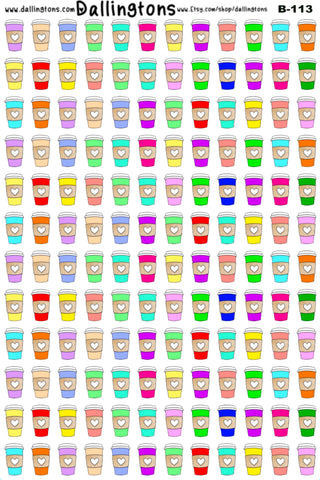 (B-113) Colorful Coffees