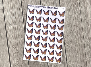 (#14) Flying Monarch Butterfly