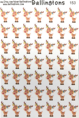 (#153) Reindeer with Christmas Lights