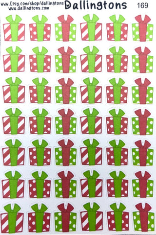 (#169) Red & Green Christmas Gifts