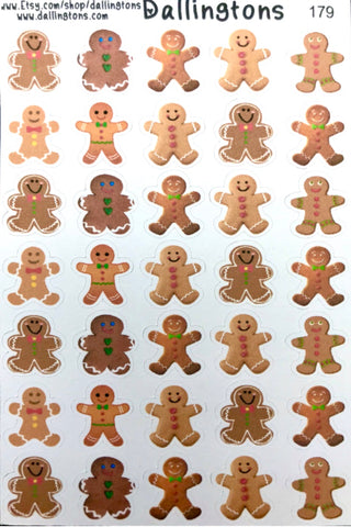 (#179) Gingerbread Men