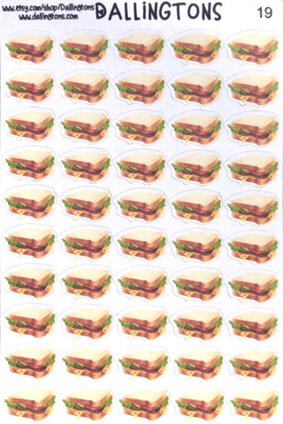 (#19) Sandwiches