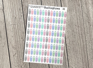 (#36) Colorful Paperclips
