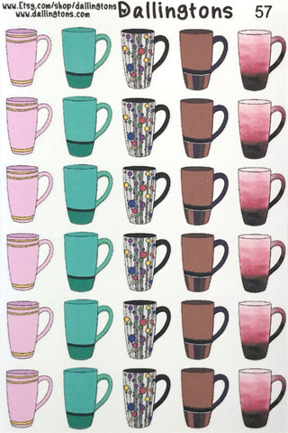 (#57) Large Coffee Mugs