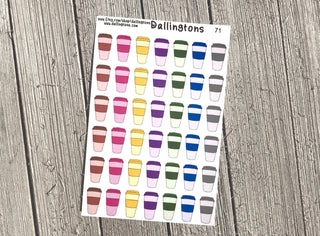 (#71) Colorful Coffees