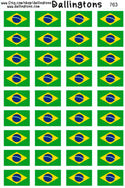 (#763) Brazil Flag