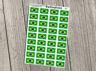 (#763) Brazil Flag