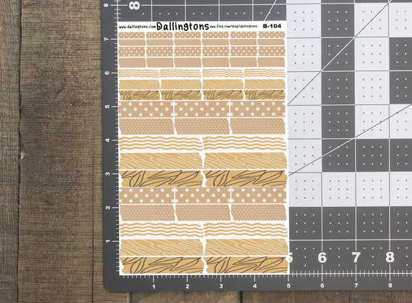 (B-104) Tan Washi