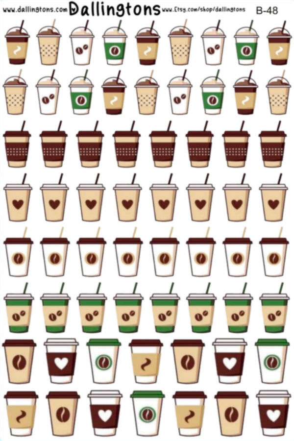 (B-48) Coffee Shop Coffees