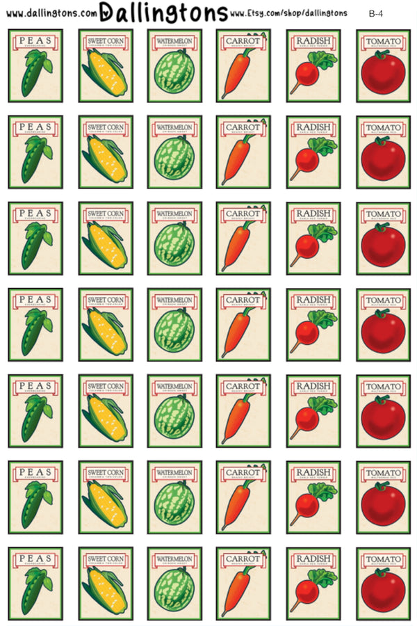 (B-4) Seed Packets