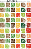 (B-54) Garden Stamps