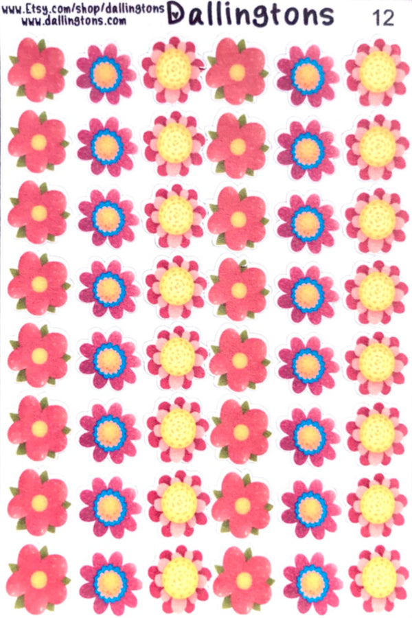 (#12) Bright Flowers