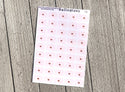 (#13) Watercolor Pink & Brown Mail
