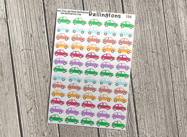 (#154) Colorful Cars