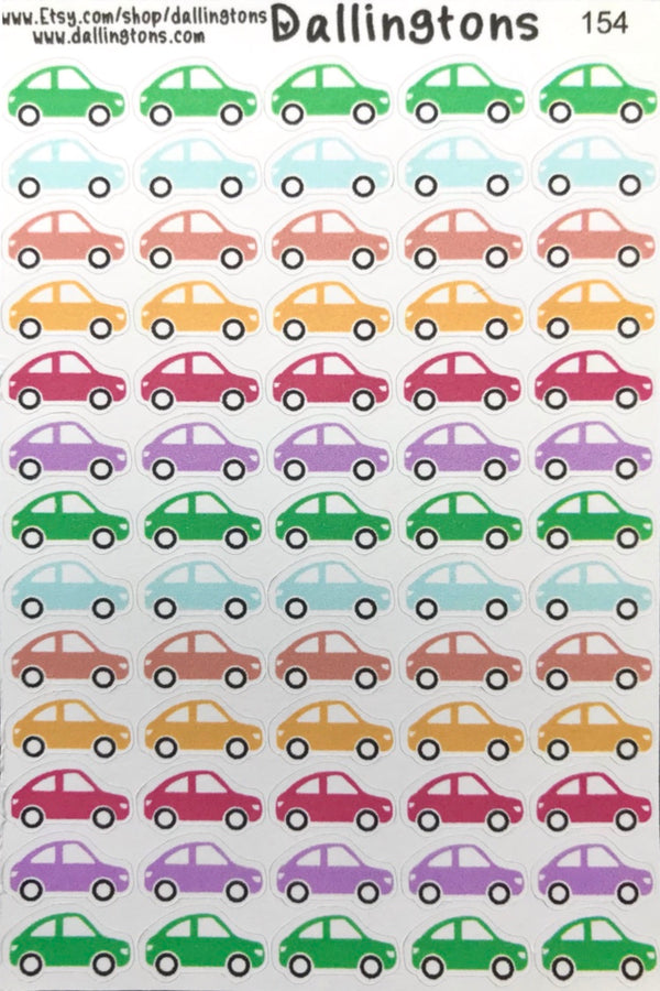 (#154) Colorful Cars