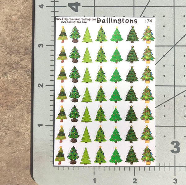 (#174) Christmas Trees