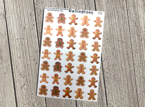 (#179) Gingerbread Men