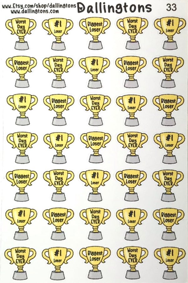 (#33) Bad Day Trophies