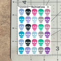 (#50) Colorful Skulls