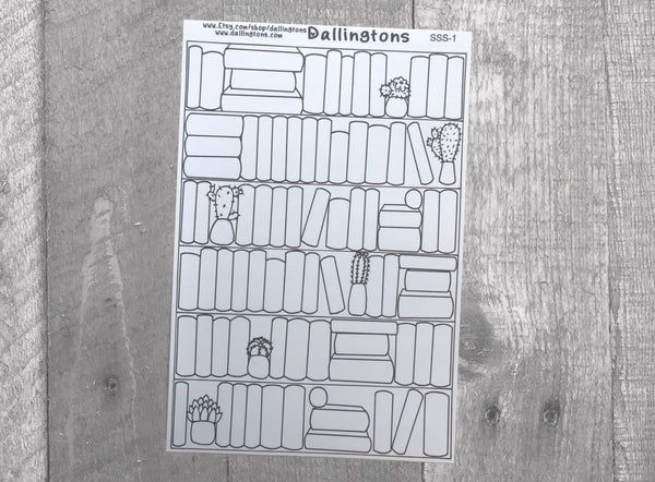 (SSS-1) Book Shelf Sticker