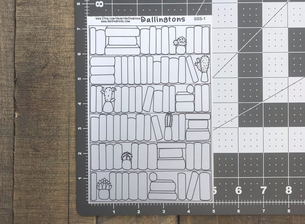 (SSS-1) Book Shelf Sticker