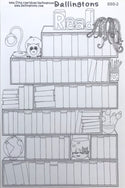 (SSS-2) Book Shelf Sticker